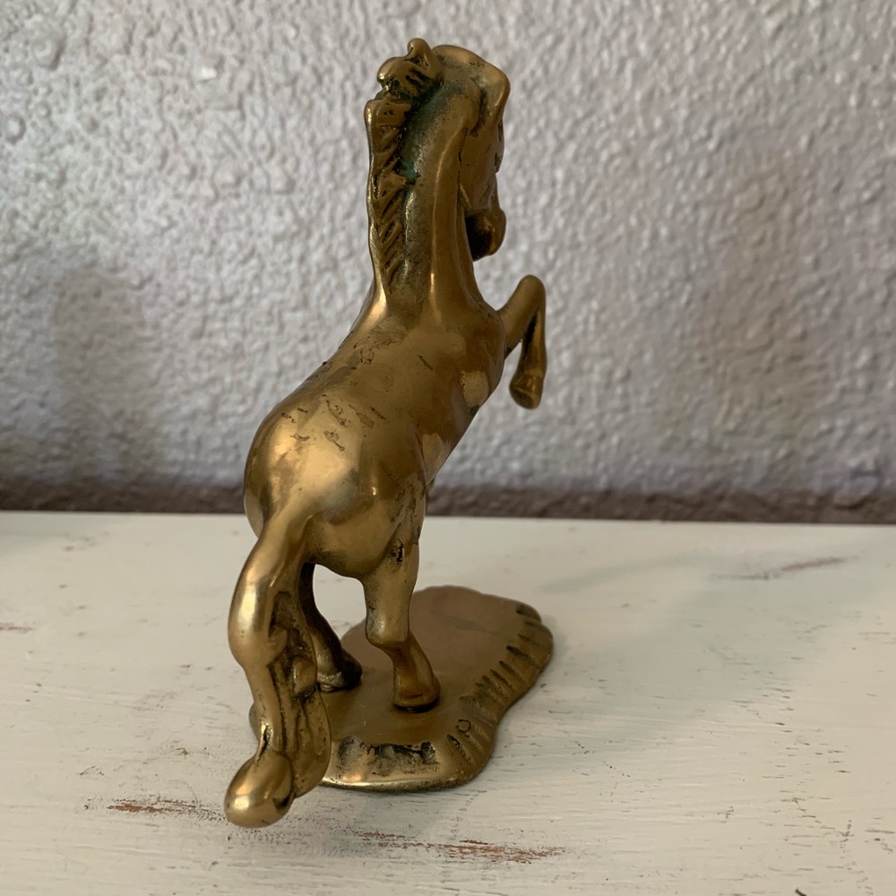 Vintage Brass Unicorn - Picture 4 of 5